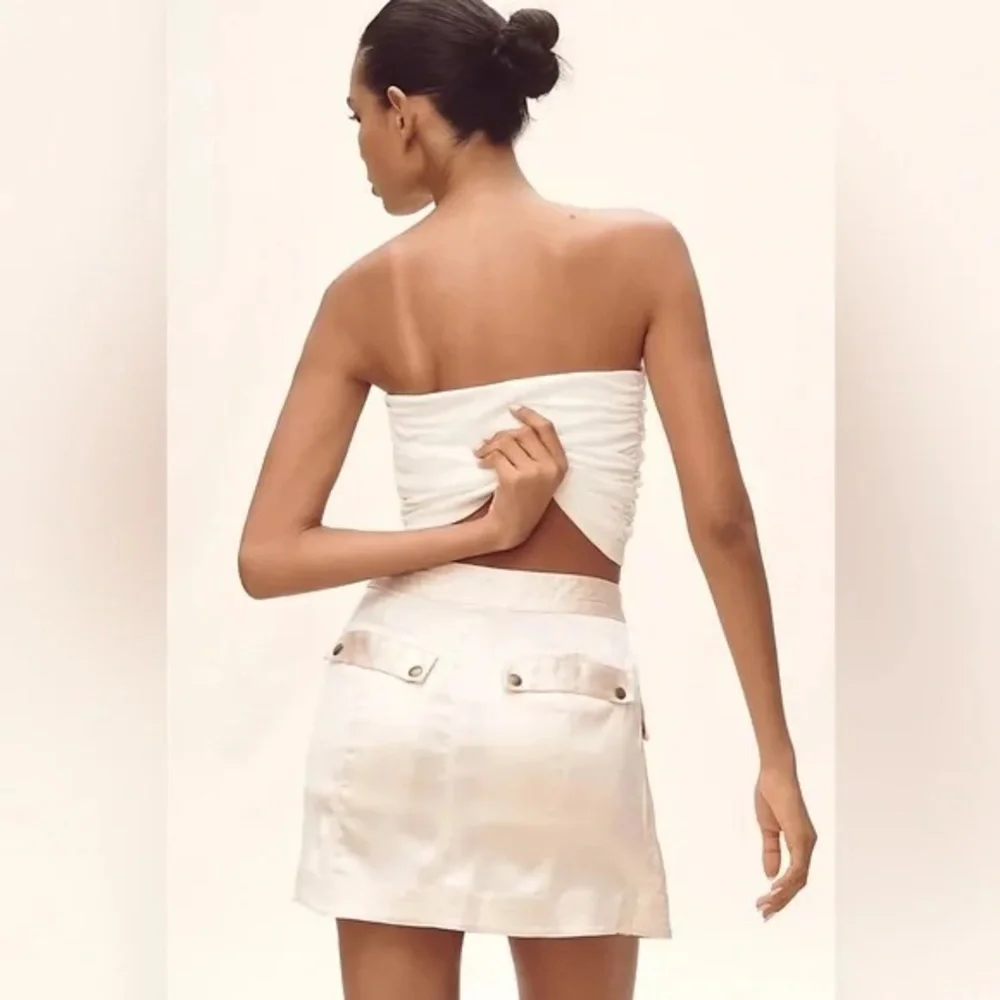 Anthropologie | By Anthropologie Silky Utility Mini Skirt Size 2